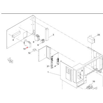 Relé Panasonic SMT para a máquina impressora de tela Sp60p-M (KXFP6CJAA00)